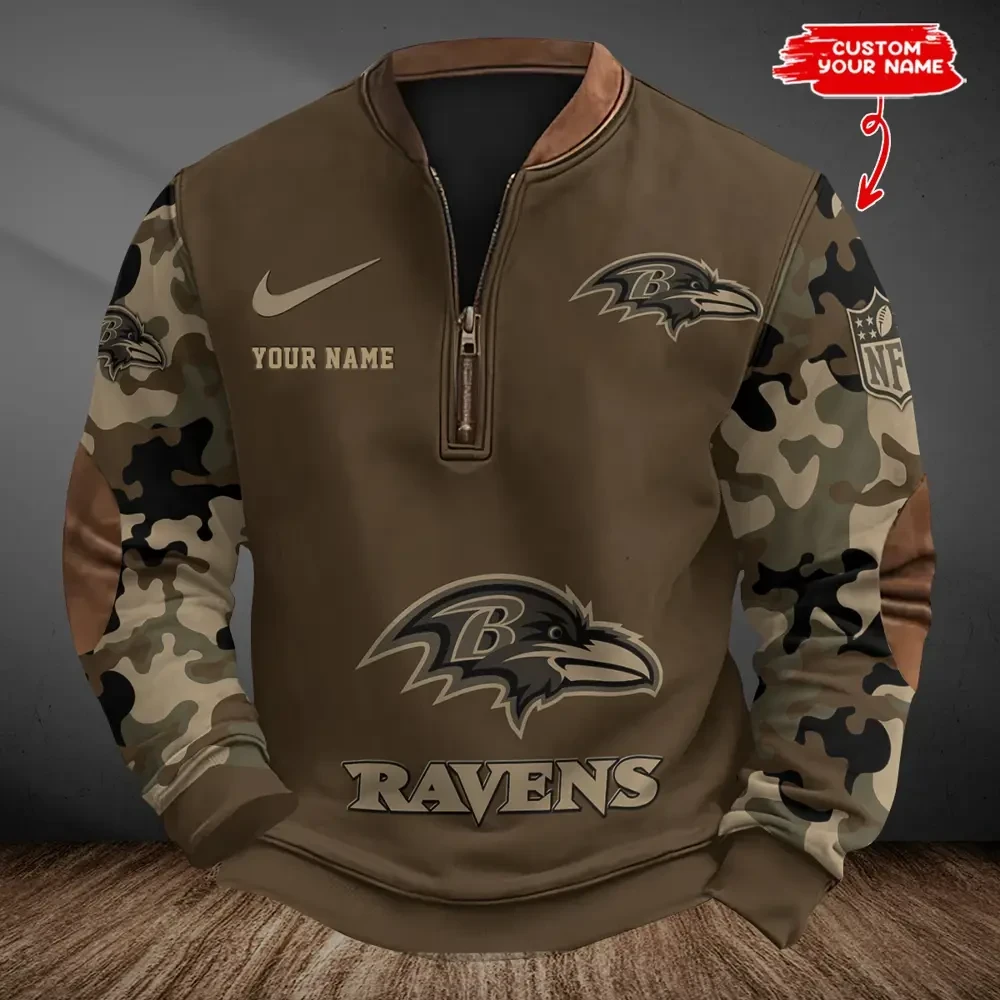Baltimore Ravens Classic Half Zip Pullover SPTCHZP035