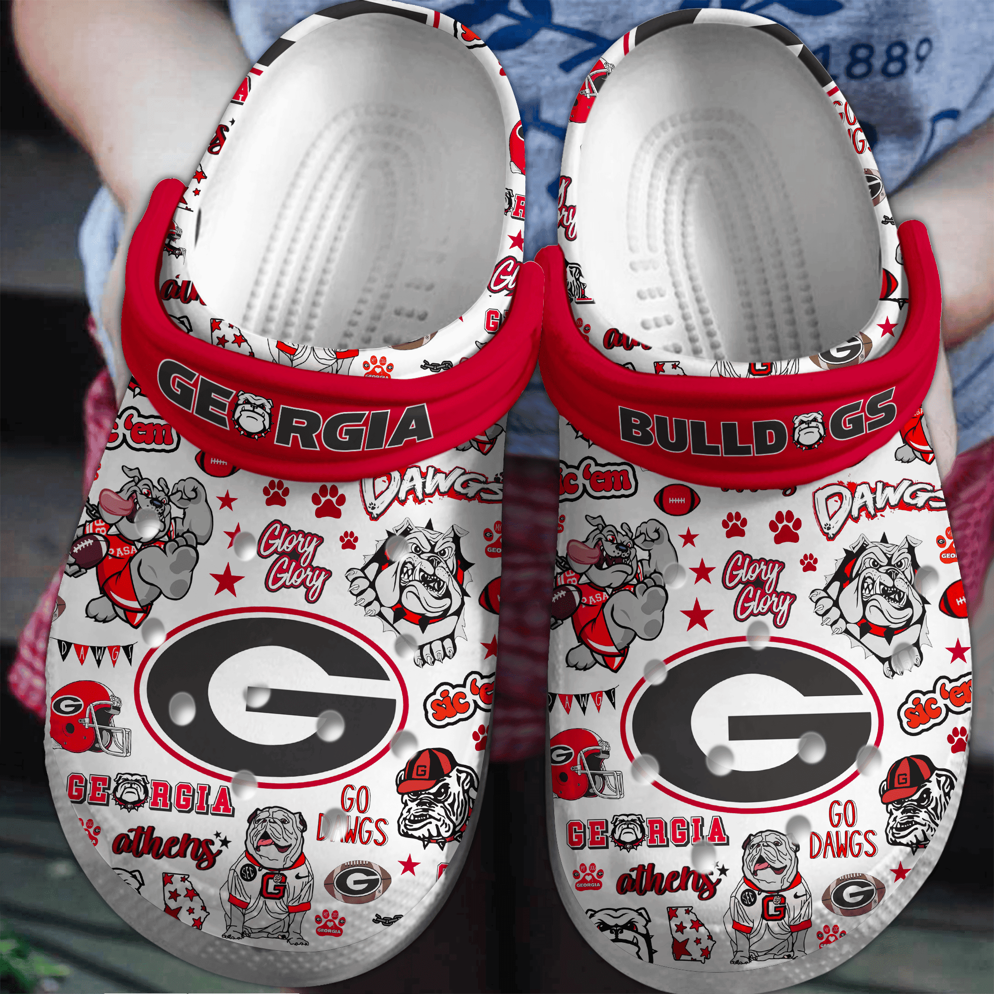 Georgia bulldogs Personalized Limited Clog CJ9K