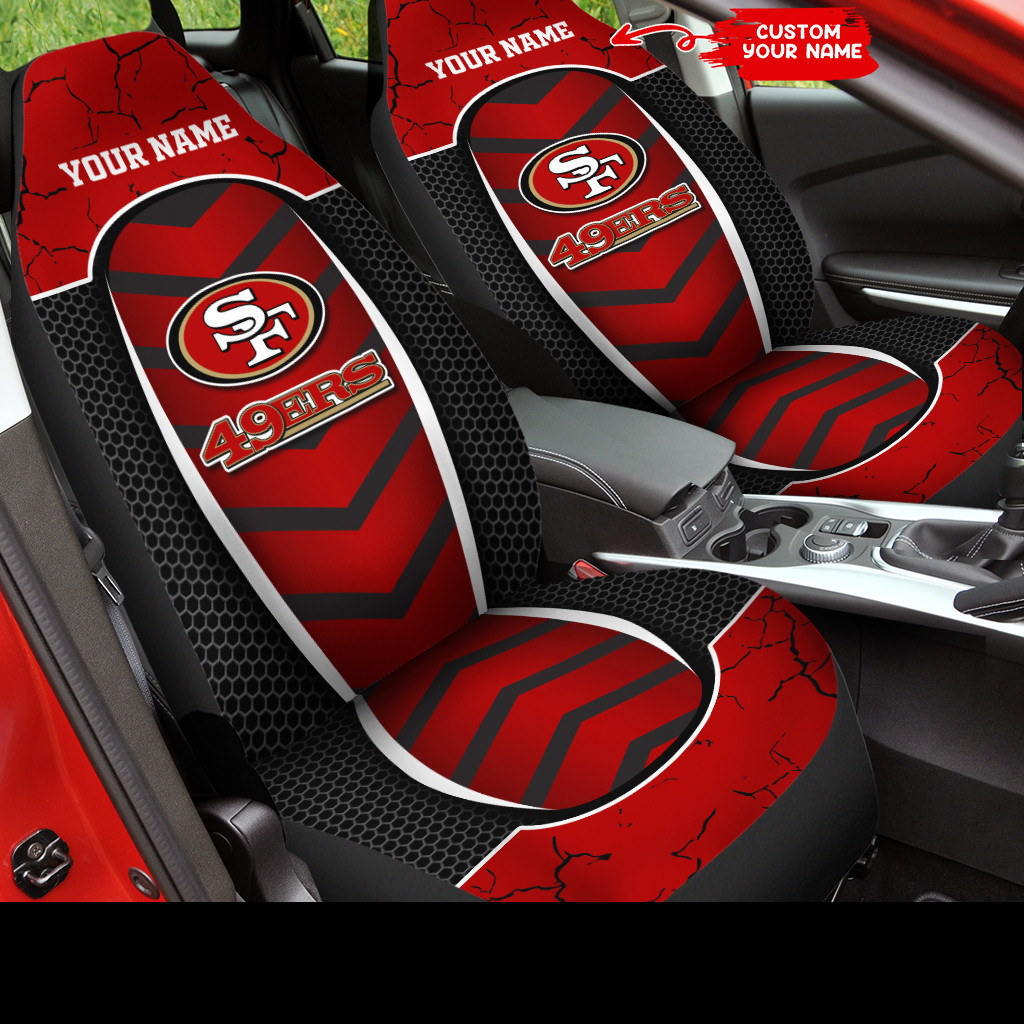 San Francisco 49ers Personalized Car Seat Covers BG148