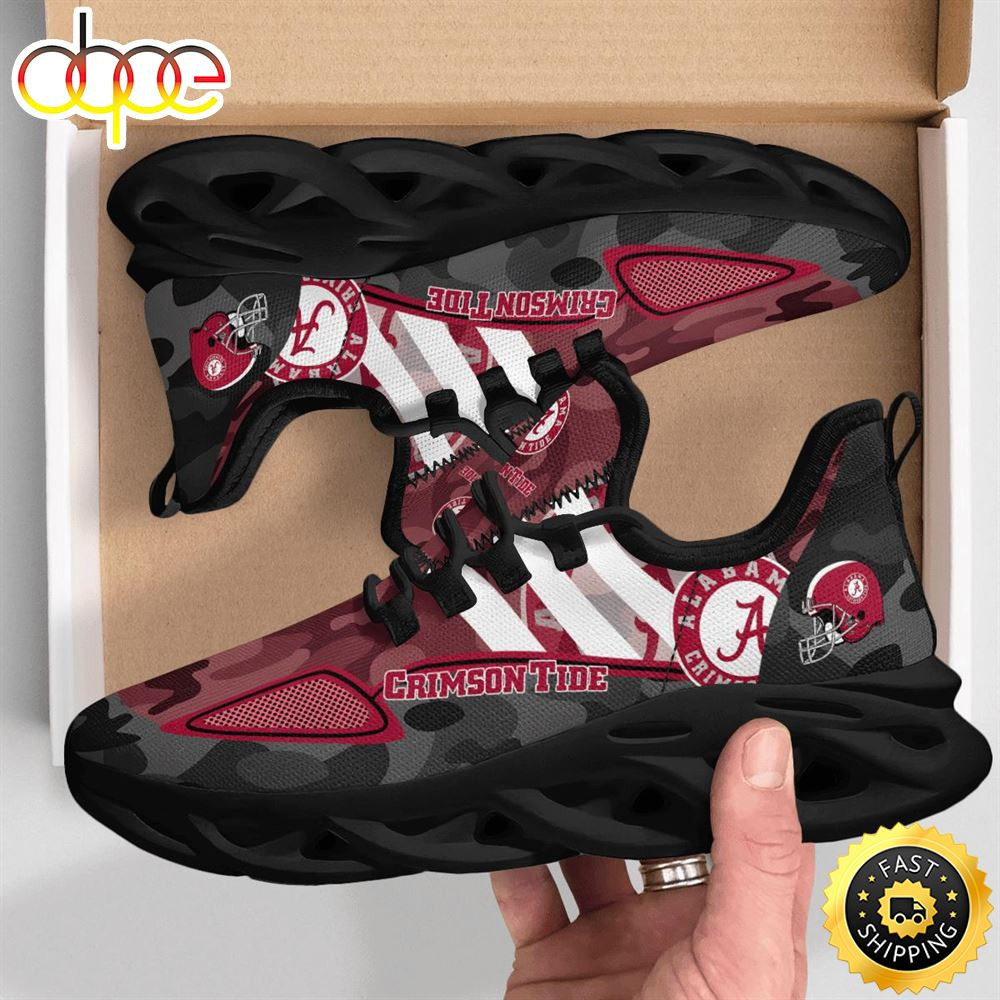 NCAAF Alabama Crimson Tide (Your Name) Max Soul Shoes Nicegift MS85S1