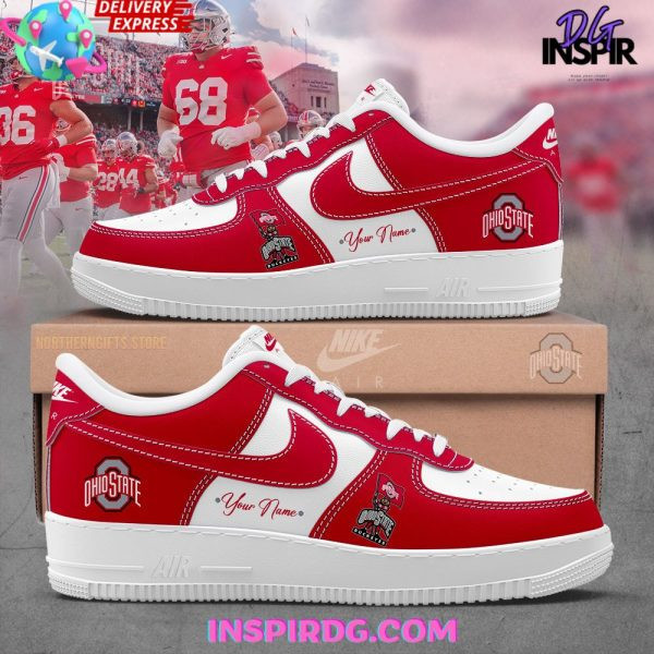 Ohio State Buckeyes Personalized AF1 Shoes 1408 BG23sa