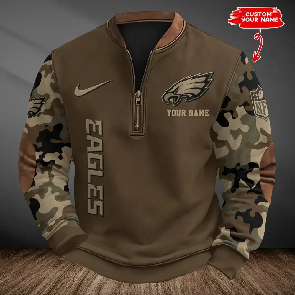 Philadelphia Eagles Classic Half Zip Pullover SPTCHZP058