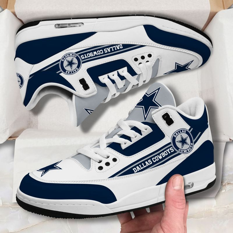 Dallas Cowboys Basic Leather JD03 Shoes Men and Women AZBTA444