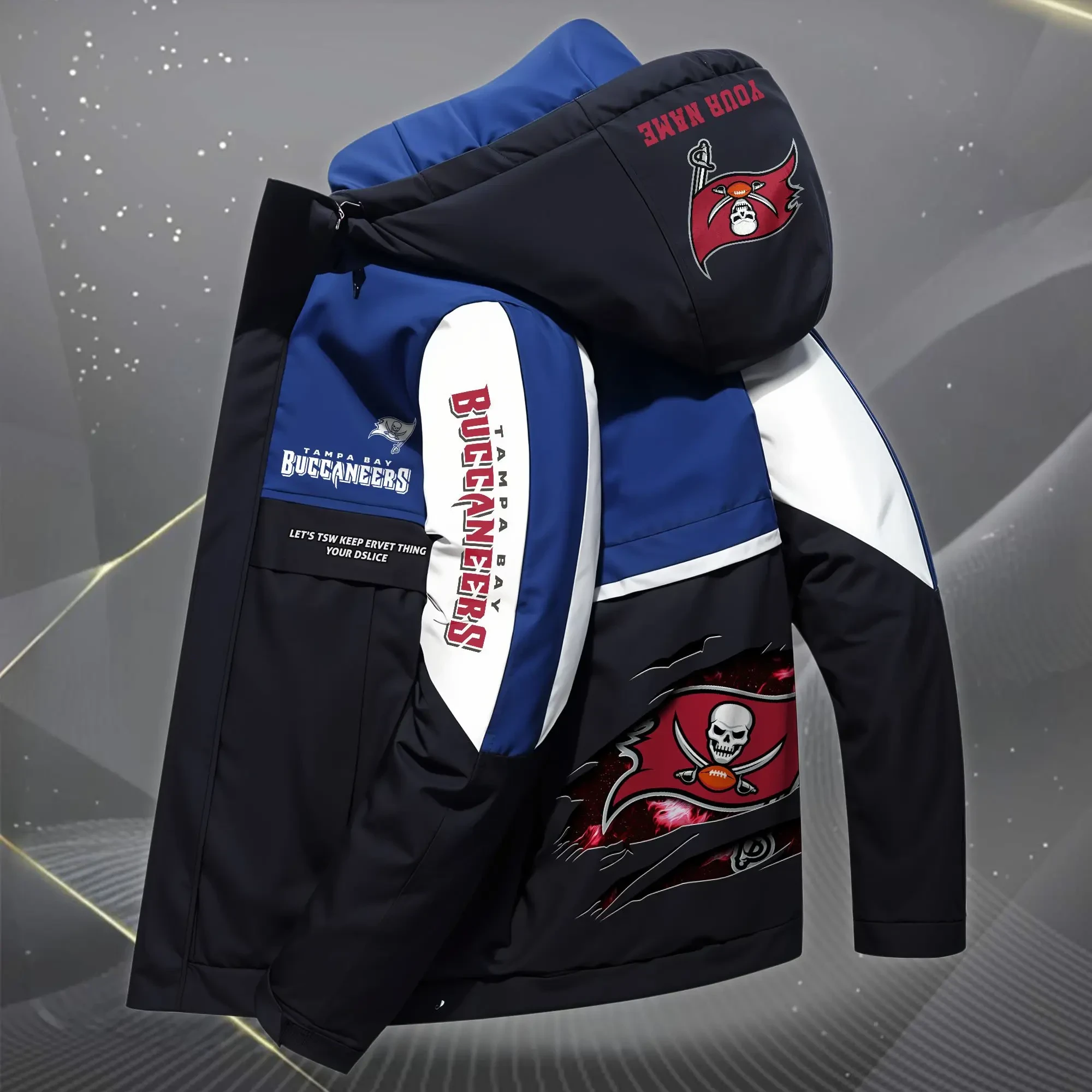 Tampa Bay Buccaneers Outdoor Windproof Jacket SPTOWPJK063