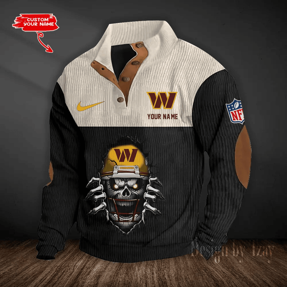 Washington Commanders Double Stand Collar Sport Hoodie S9DBSCH1310