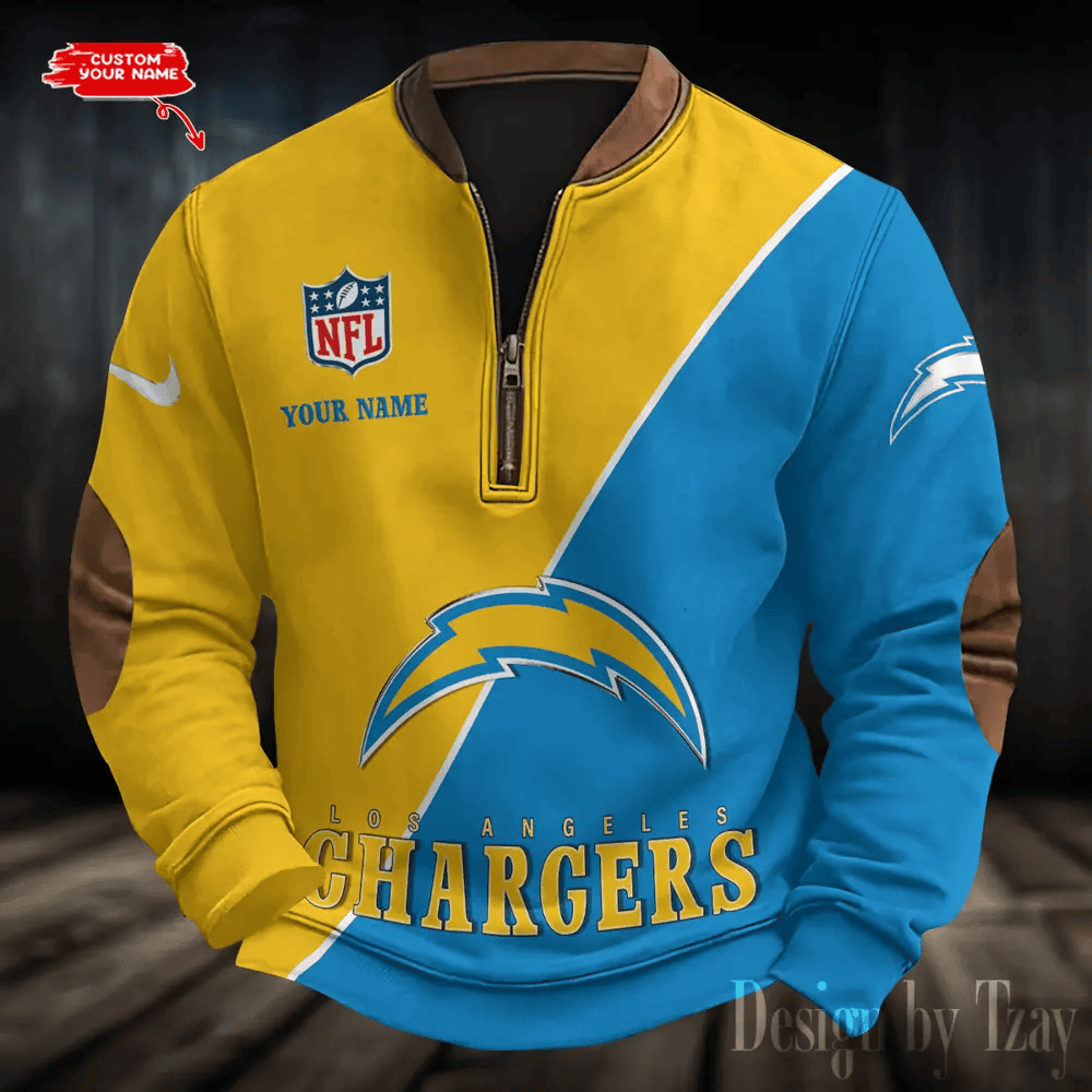 S9MPZNS146-Los Angeles Chargers Print Vintage Sweatshirt