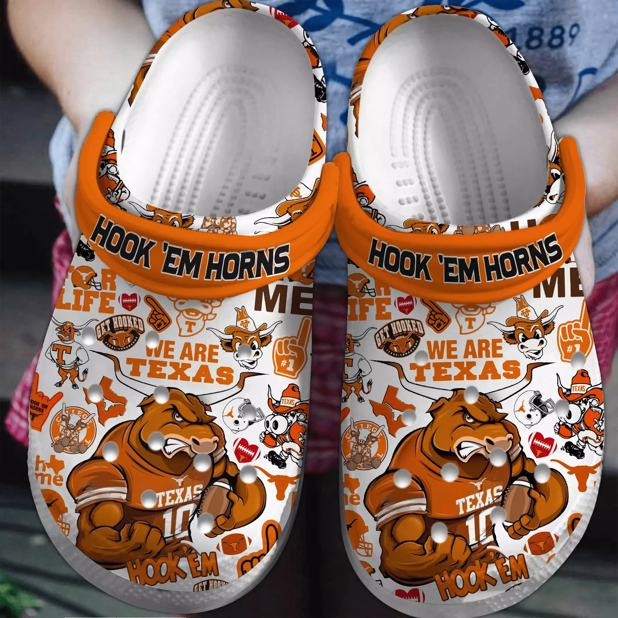 Texas Longhorns Personalized Limited Clog C354FG