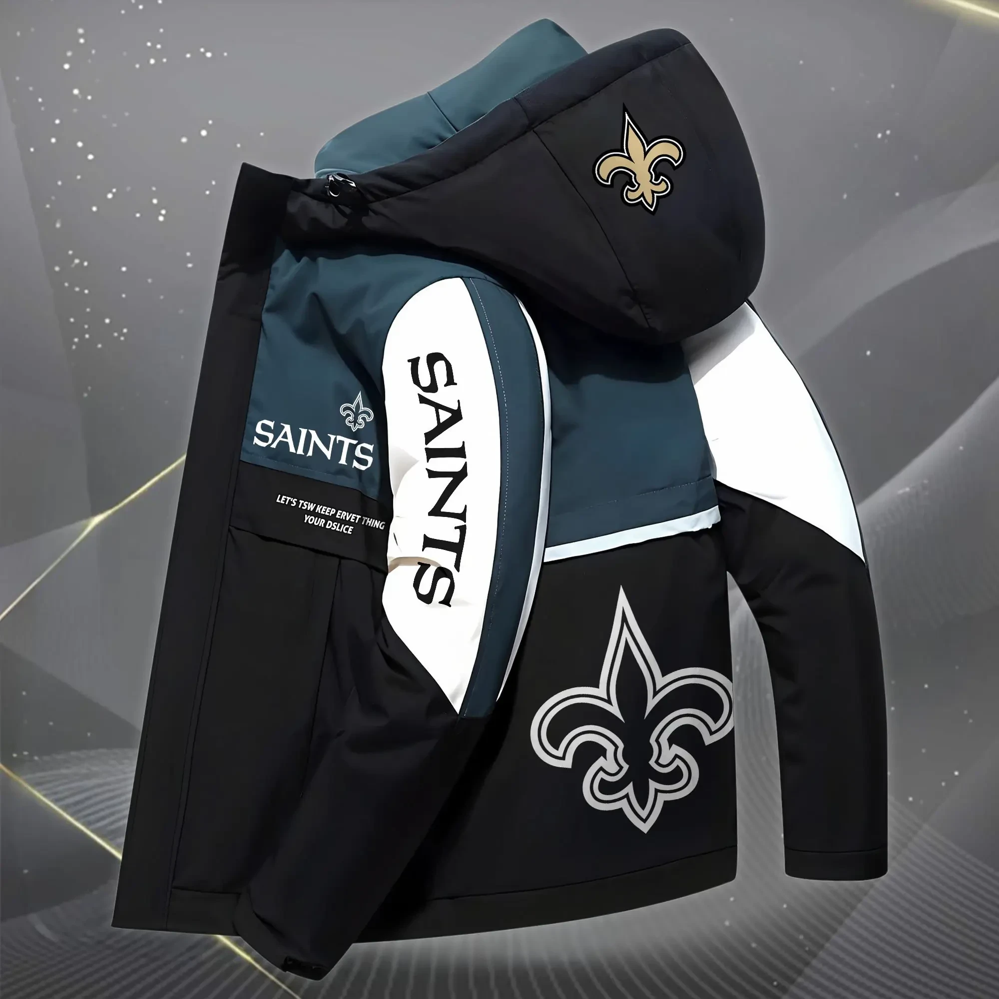 New Orleans Saints Outdoor Windproof Jacket SPTOWPJK023