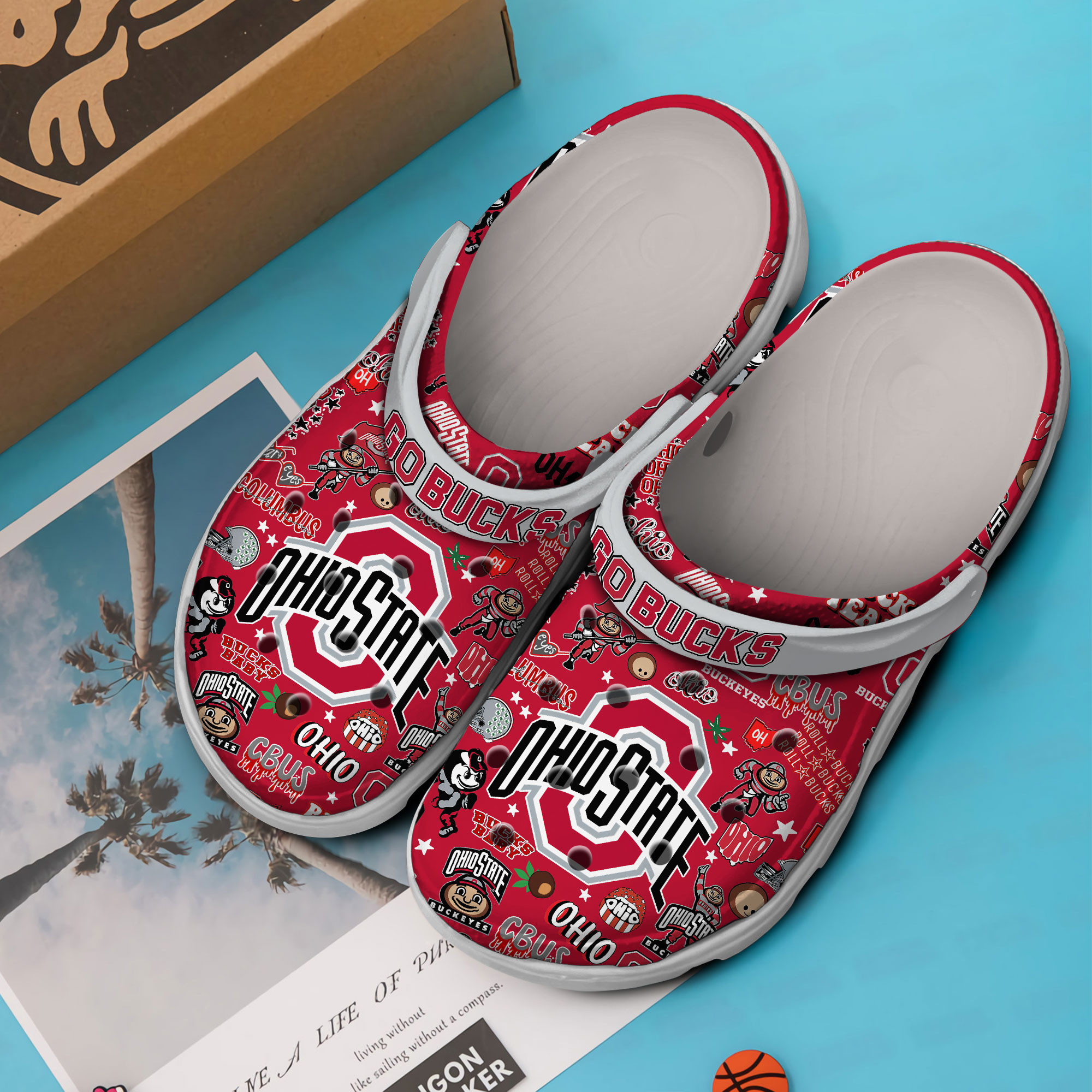 Ohio State Buckeyes Clogs Shoes Nicegift CRS26A