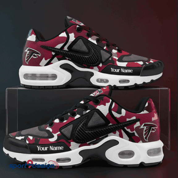 Atlanta Falcons Custom Camo Print Athletic T-N Sneakers SPTTNSHOES068