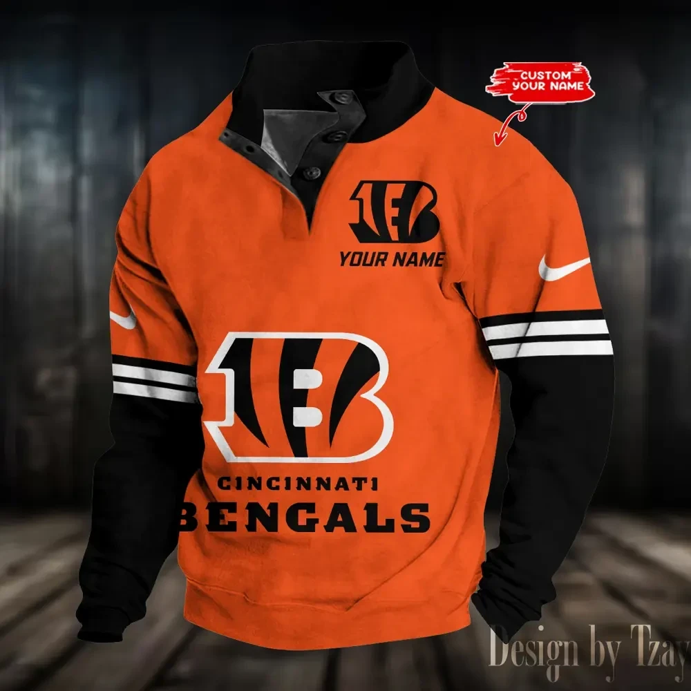 Cincinnati Bengals NFL Sport Print Sweatshirt S9DBSCH674