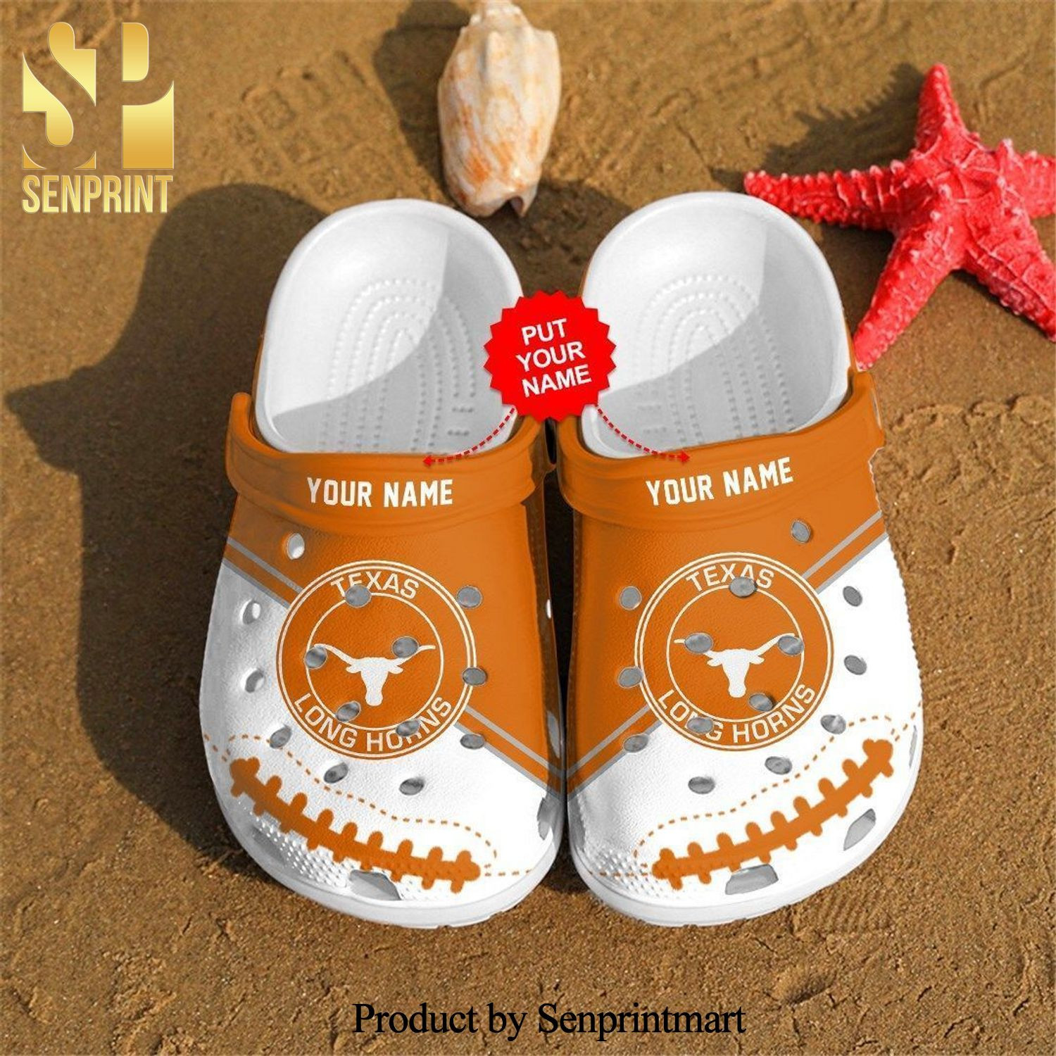 Texas Longhorns Clogs Shoes Nicegift CYU8