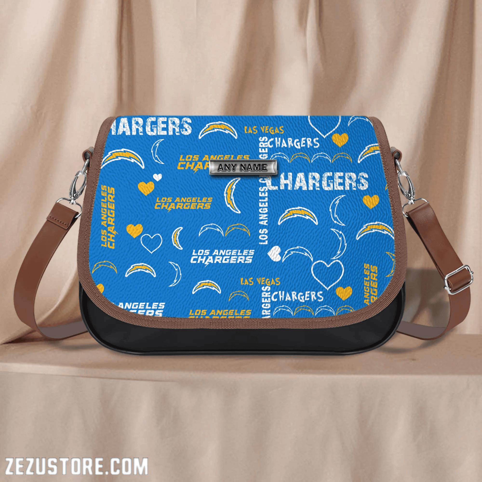 Los Angeles Chargers NFL M01 Leather Bag ANZM01LB018