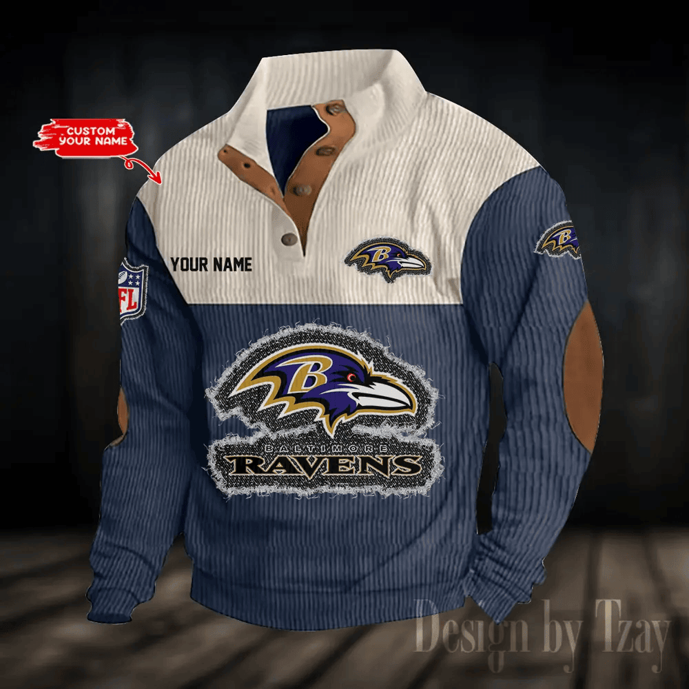 Baltimore Ravens S9DBSCH934 Sports Print Sweatshirt