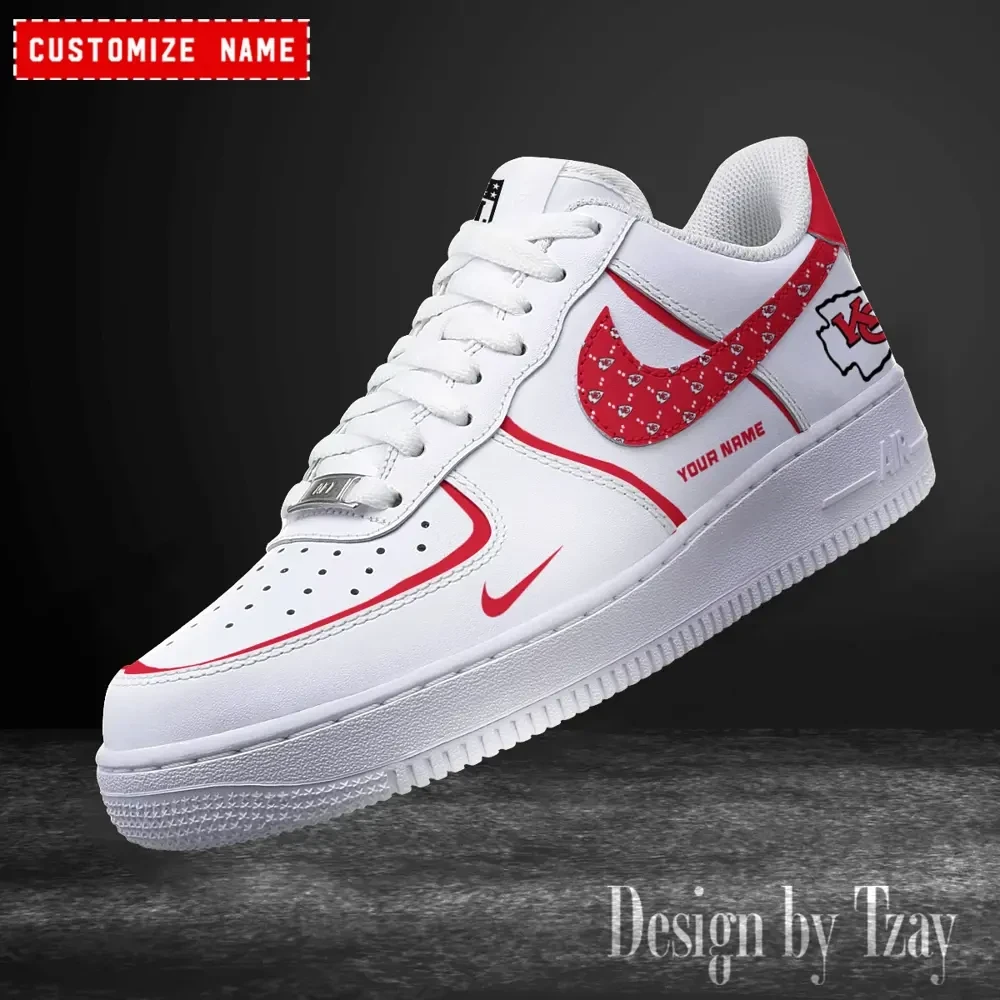 BGAF1S644-Kansas City Chiefs Personalized New AF1 Shoes