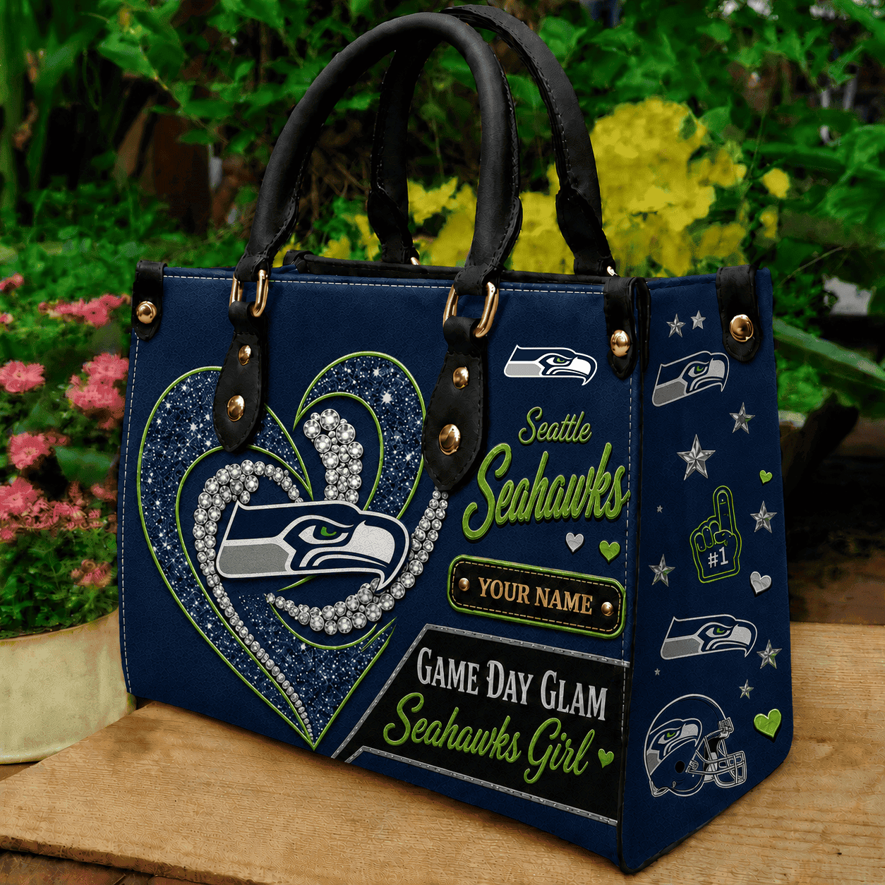 Seattle Seahawks NFL Premium Leather Hand Bag Personalized Gift For Fan Men Women - Limited Edition MGF16