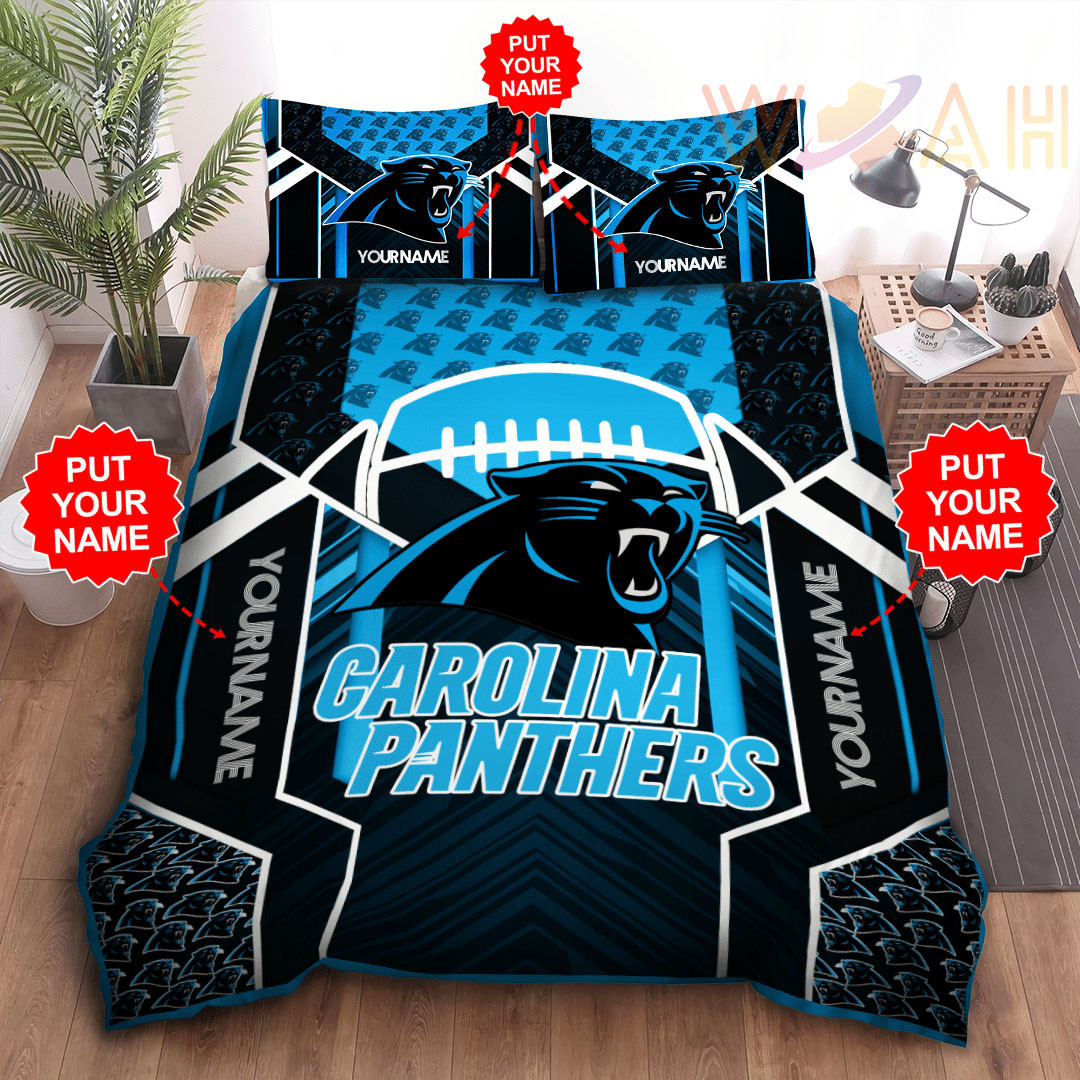 Carolina Panthers Personalized Bedding Set BG12