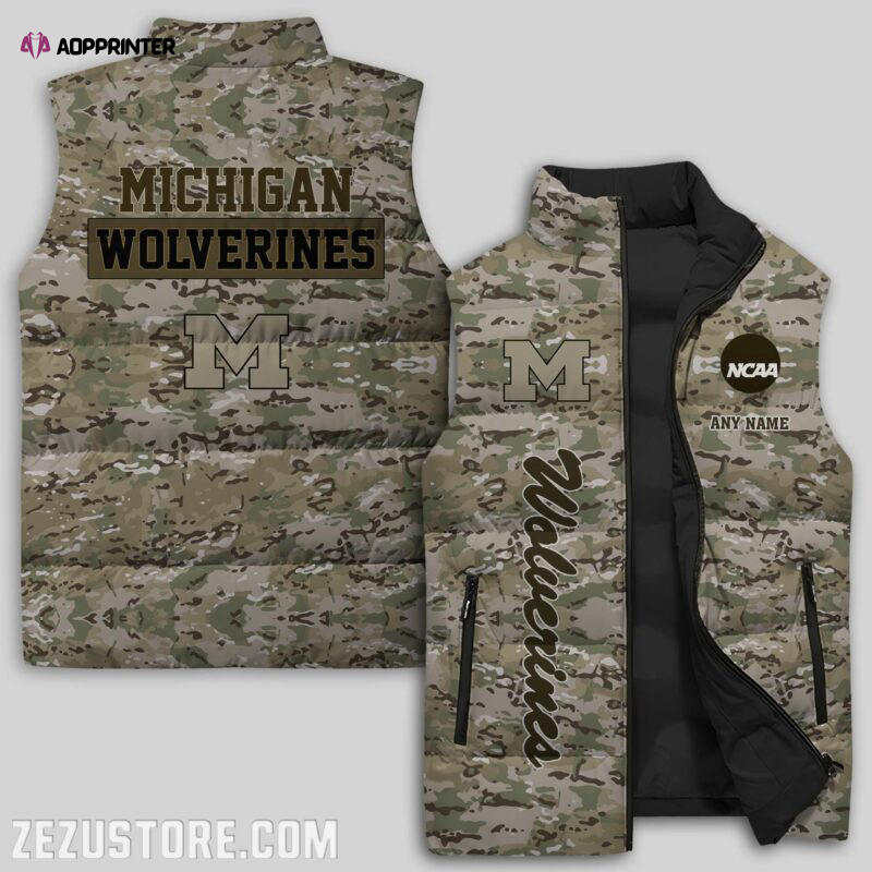 Michigan Wolverines Sleeveless Down Jacket DJ1RY