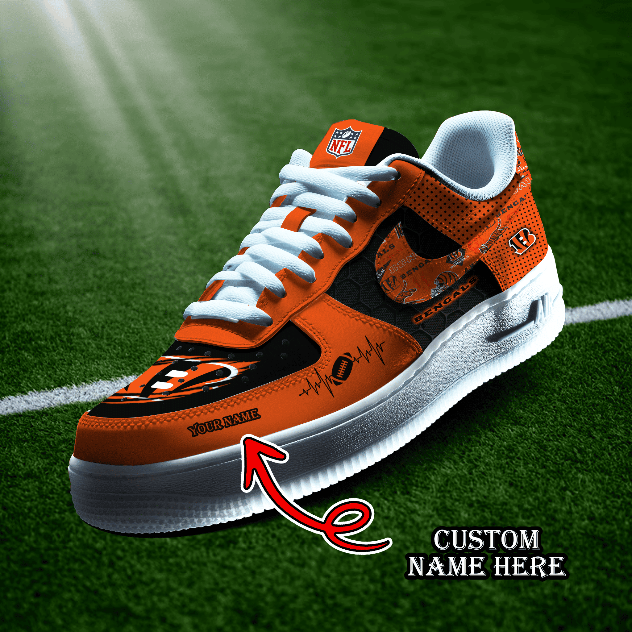 Cincinnati Bengals | Air Force 1 HeartBeat Ball Trending