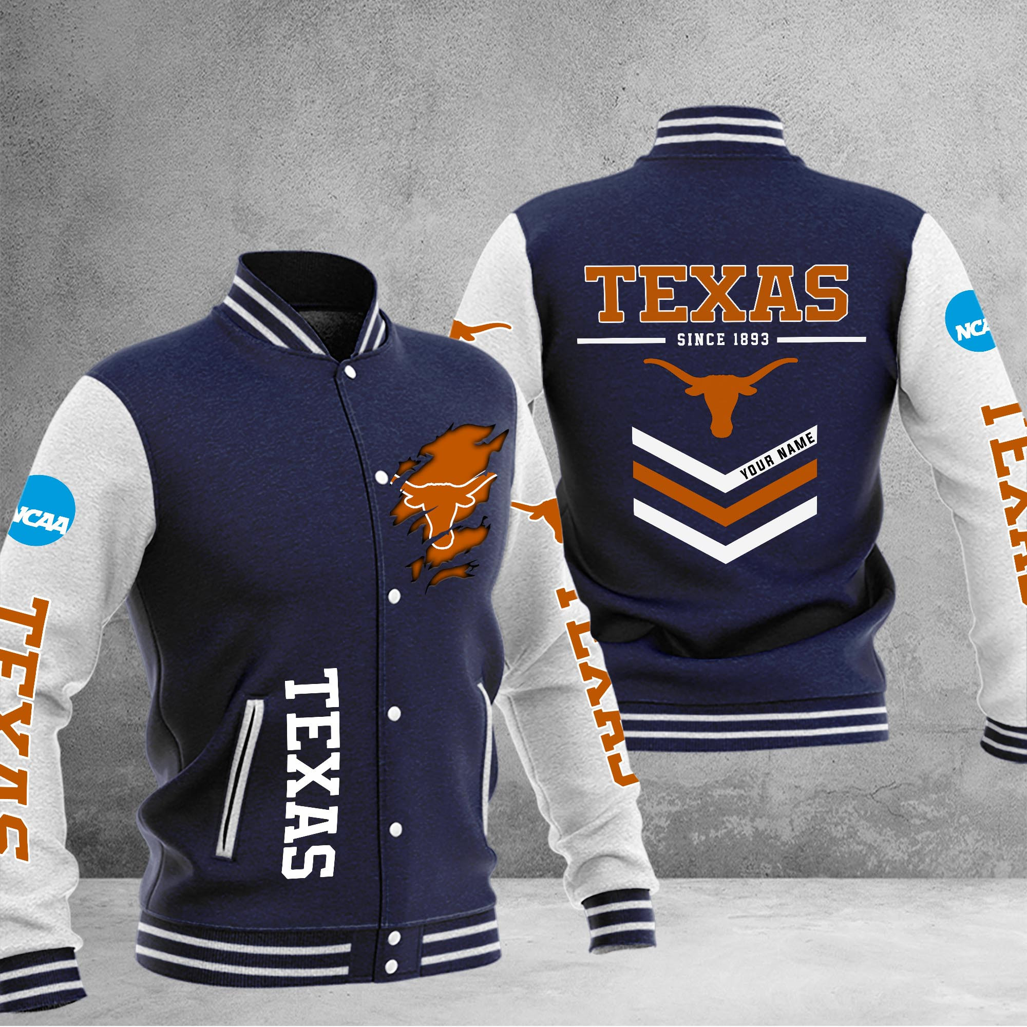 Texas Longhorns Varsity Jacket SPTBBJA23