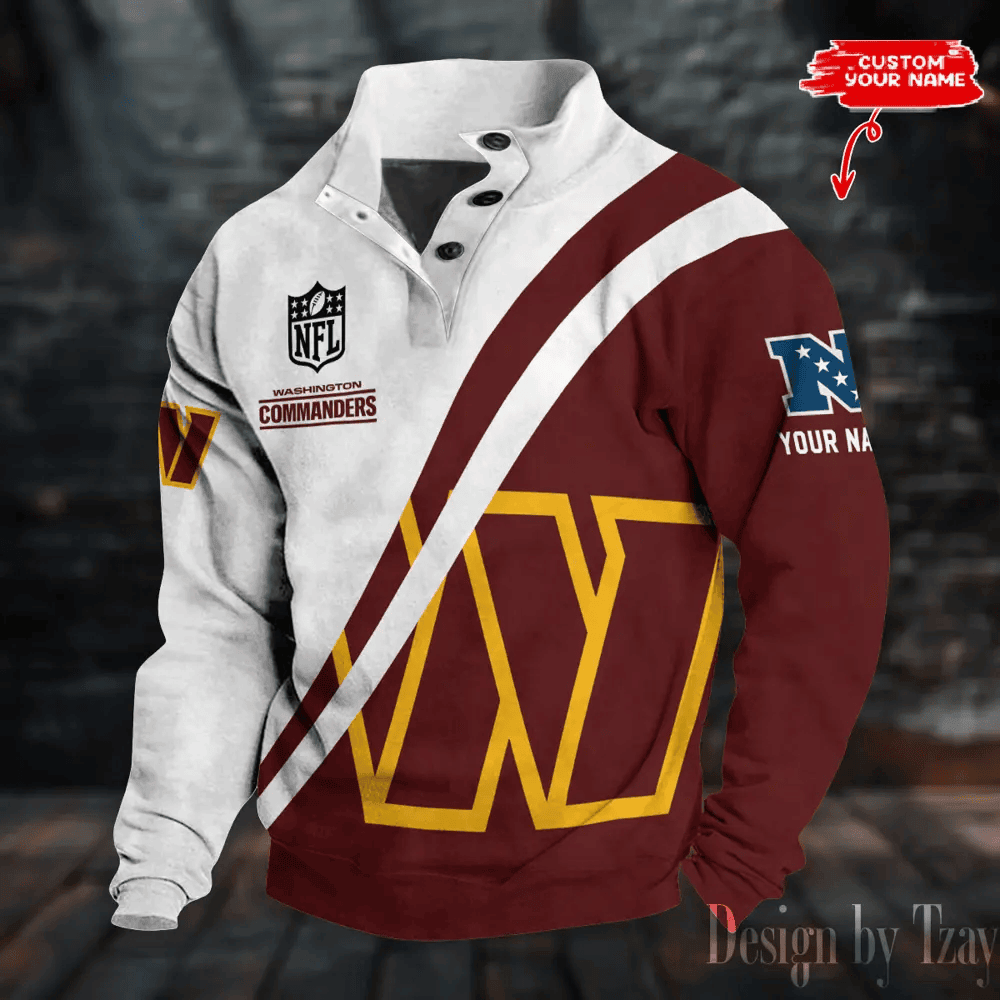 Washington Commanders Sports Print Sweatshirt S9DBSCH762