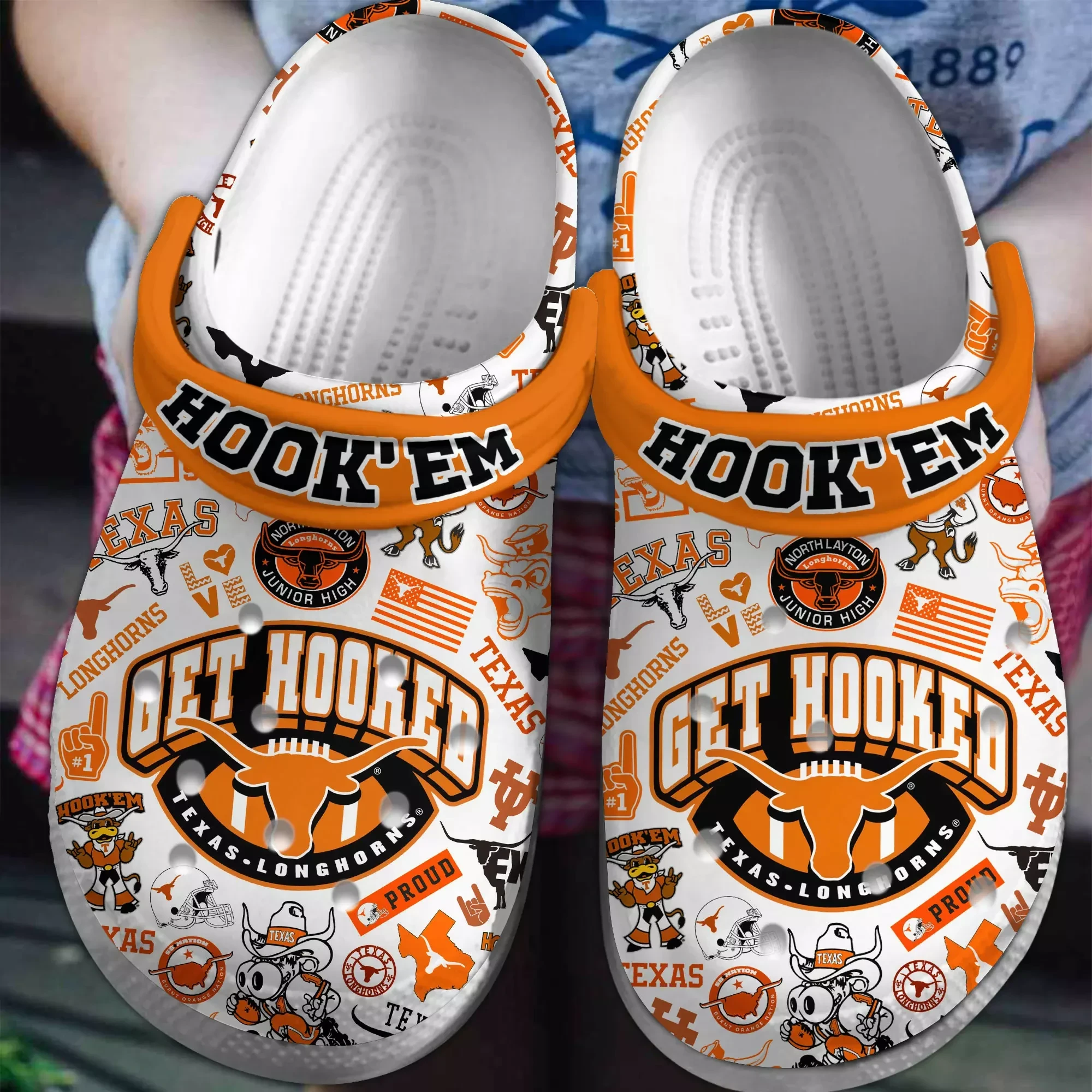 Texas Longhorns Personalized Limited Clog C352F