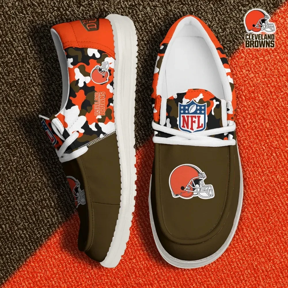 Cleveland Browns Canvas Loafer Shoes