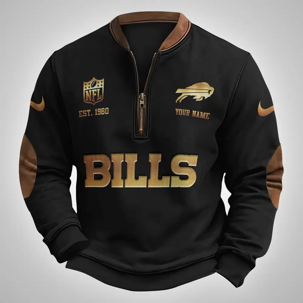 Buffalo Bills Classic Half Zip Pullover SPTCHZP004