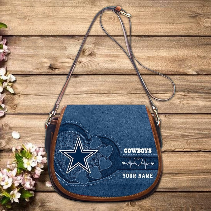 Dallas Cowboys Personalized Zipper Shoulder Bag Best Gift For Fans S9ZSB009