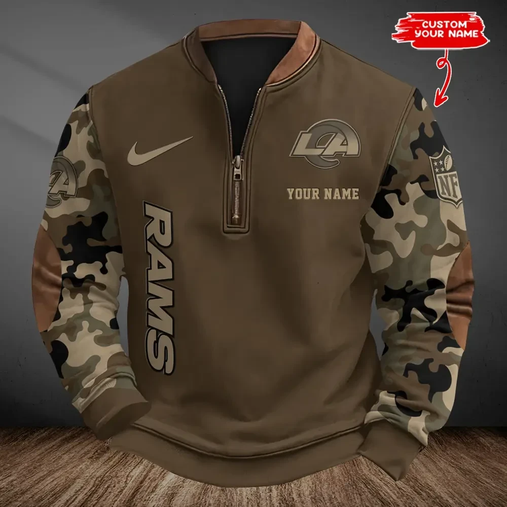 Los Angeles Rams Classic Half Zip Pullover SPTCHZP051