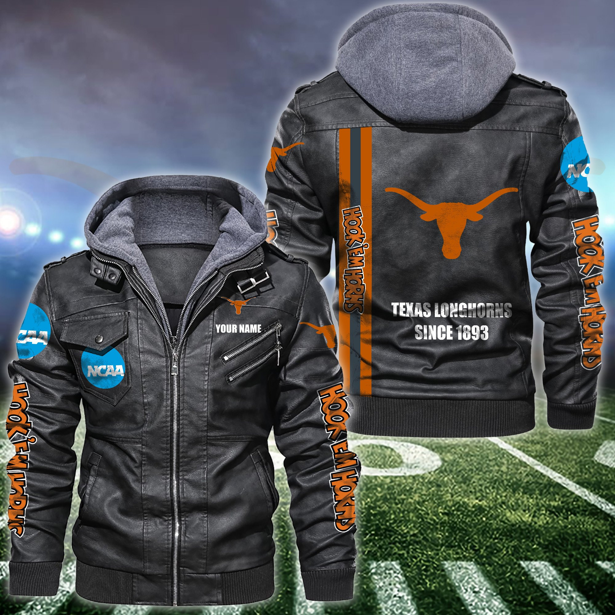 Texas Longhorns Leather Jacket KC83V56