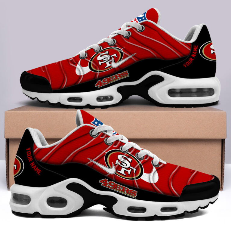 San Francisco 49ers Personalized Plus T-N Youth Sneakers BGTN4145