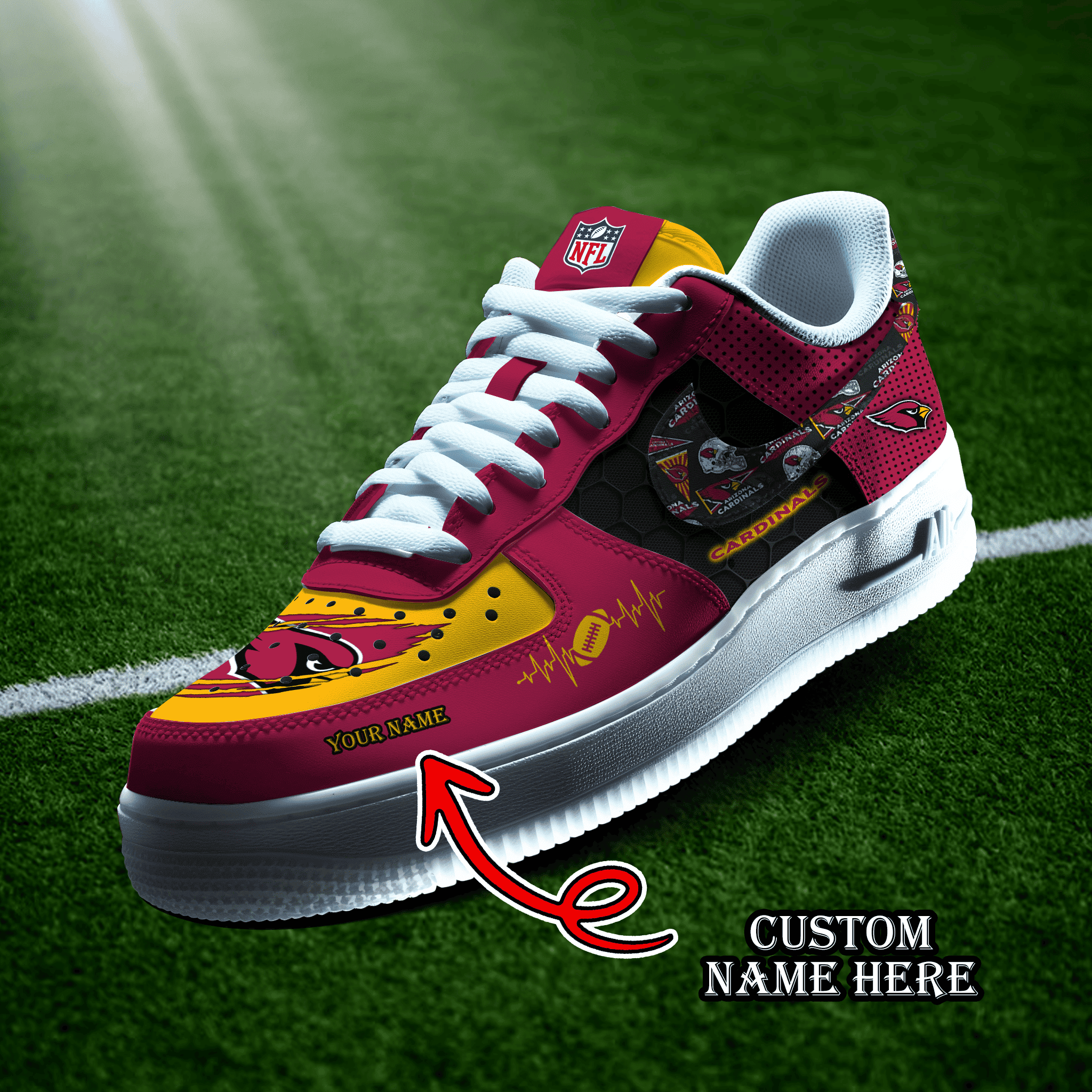 Arizona Cardinals | Air Force 1 HeartBeat Ball Trending