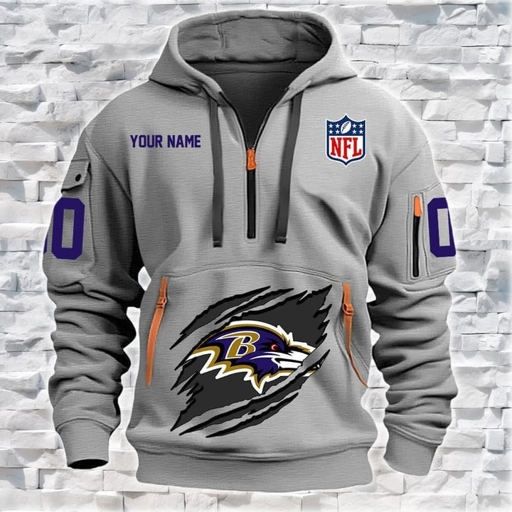 Baltimore Ravens Heavy Hoodie AZHEAVYHD013