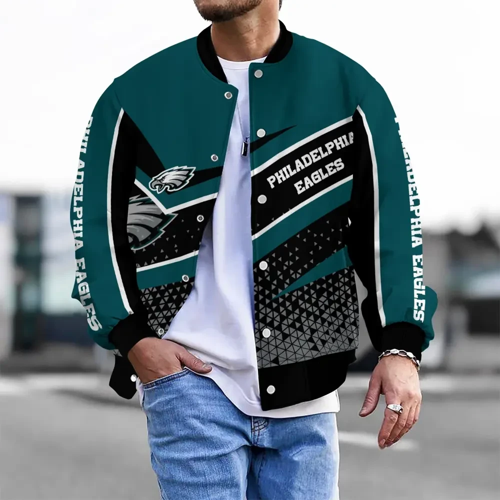 Philadelphia Eagles Unisex Exclusive Styles Varsity Jacket SPTBBJACKET613