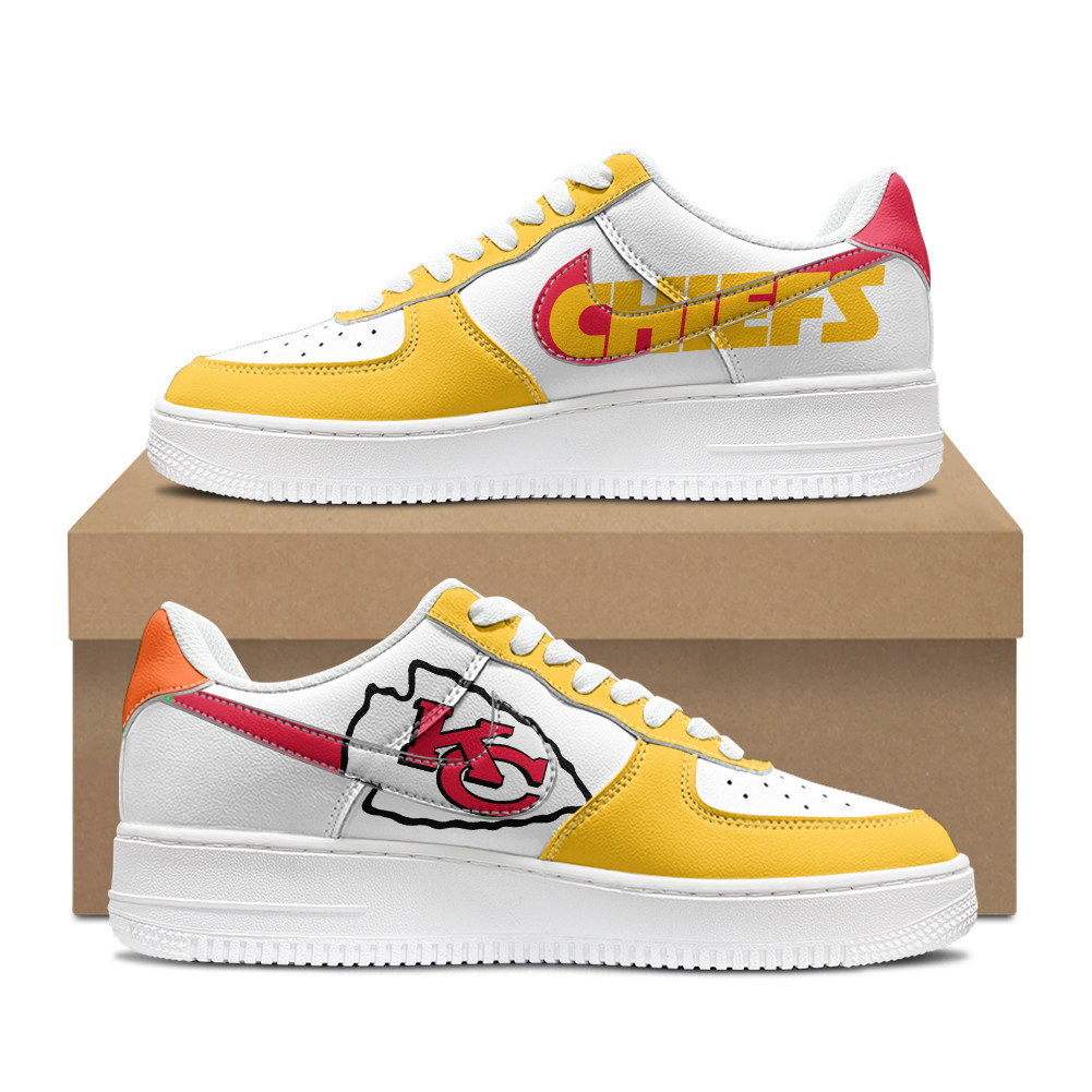 Kansas City Chiefs Personalized Colorful AF1-1 Shoes CDAF56