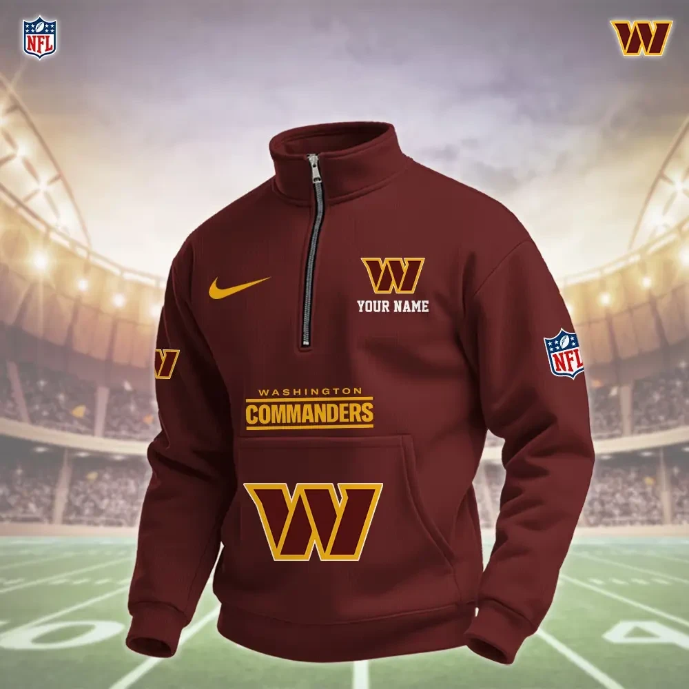 Washington Commanders Pullover Half Zipper
