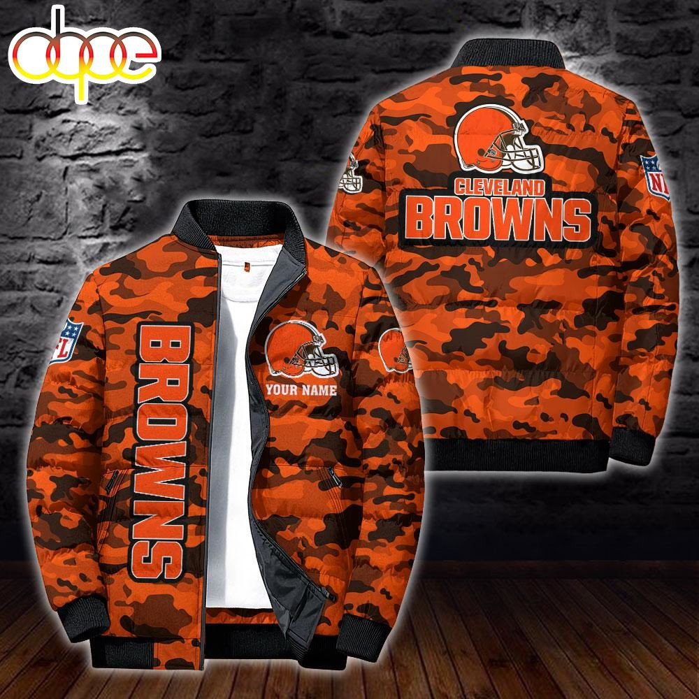 NFL Cleveland Browns Puffer Jacket Jacket JBH09B