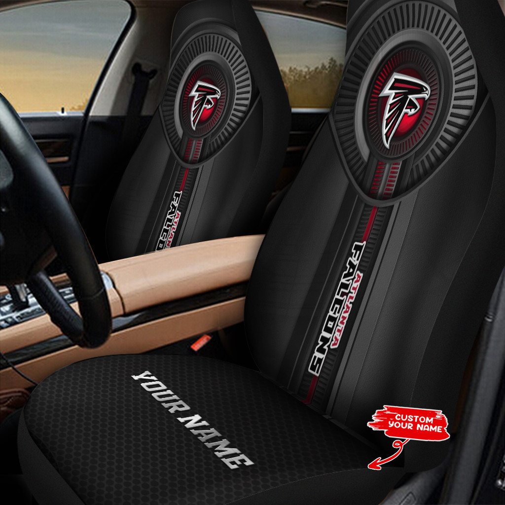 Atlanta Falcons Personalized Car Seat Covers BGCSC697