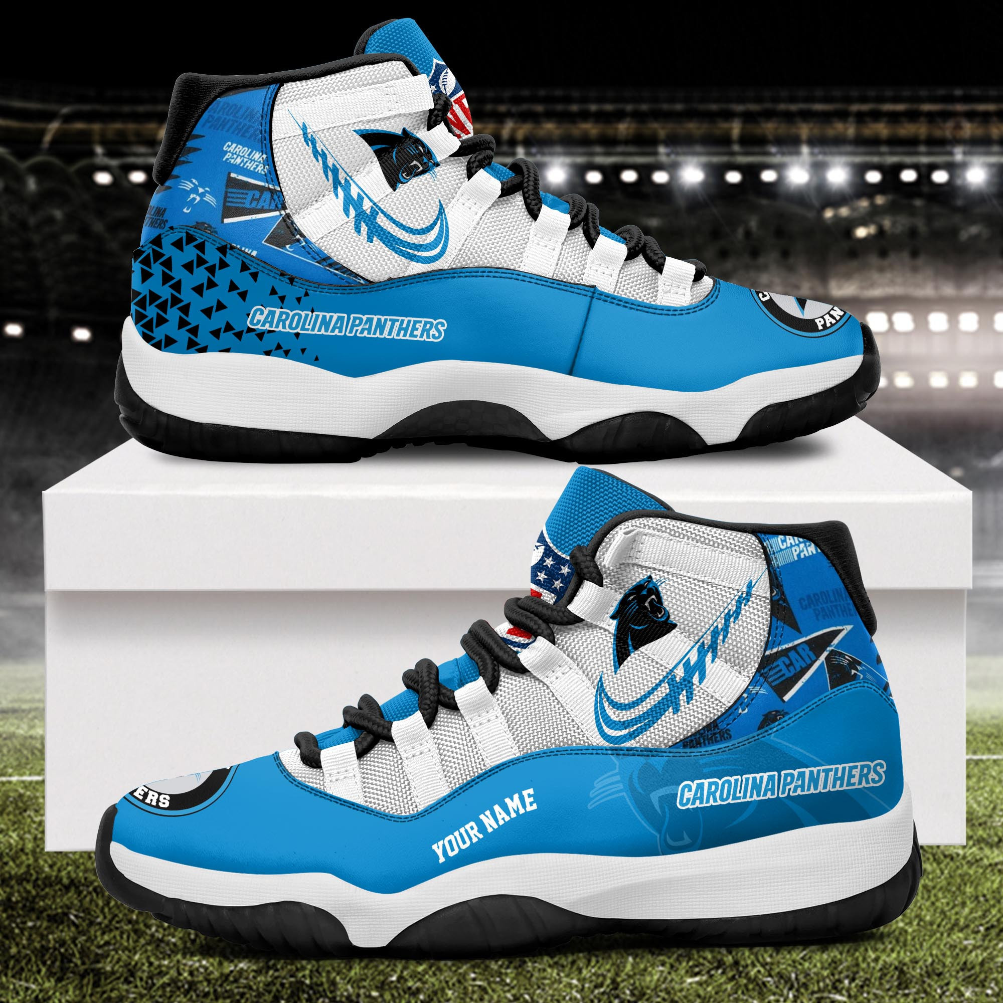 Carolina Panthers Air Jordan 11 Shoes JD010