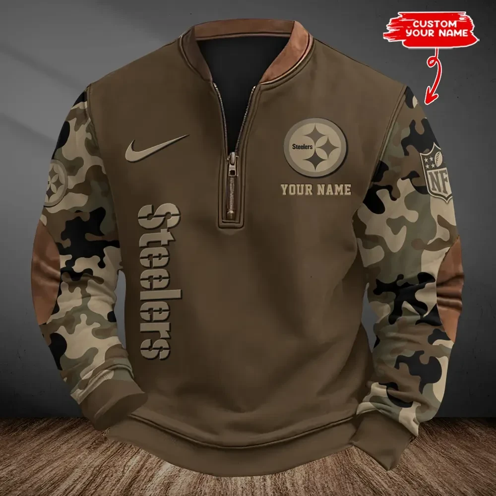 Pittsburgh Steelers Classic Half Zip Pullover SPTCHZP059