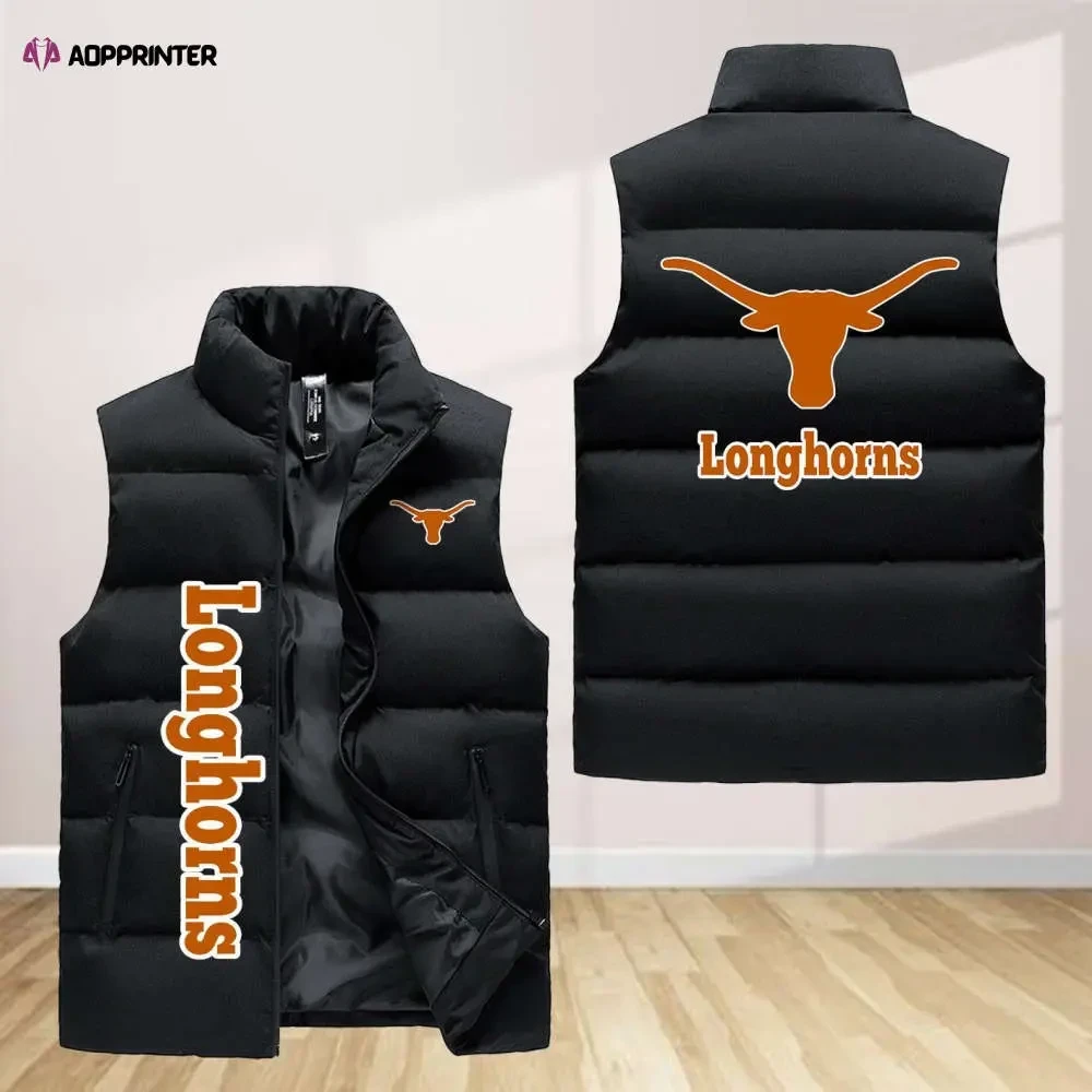 Texas Longhorns NCAA Sleeveless Puffer Jacket G1XSA