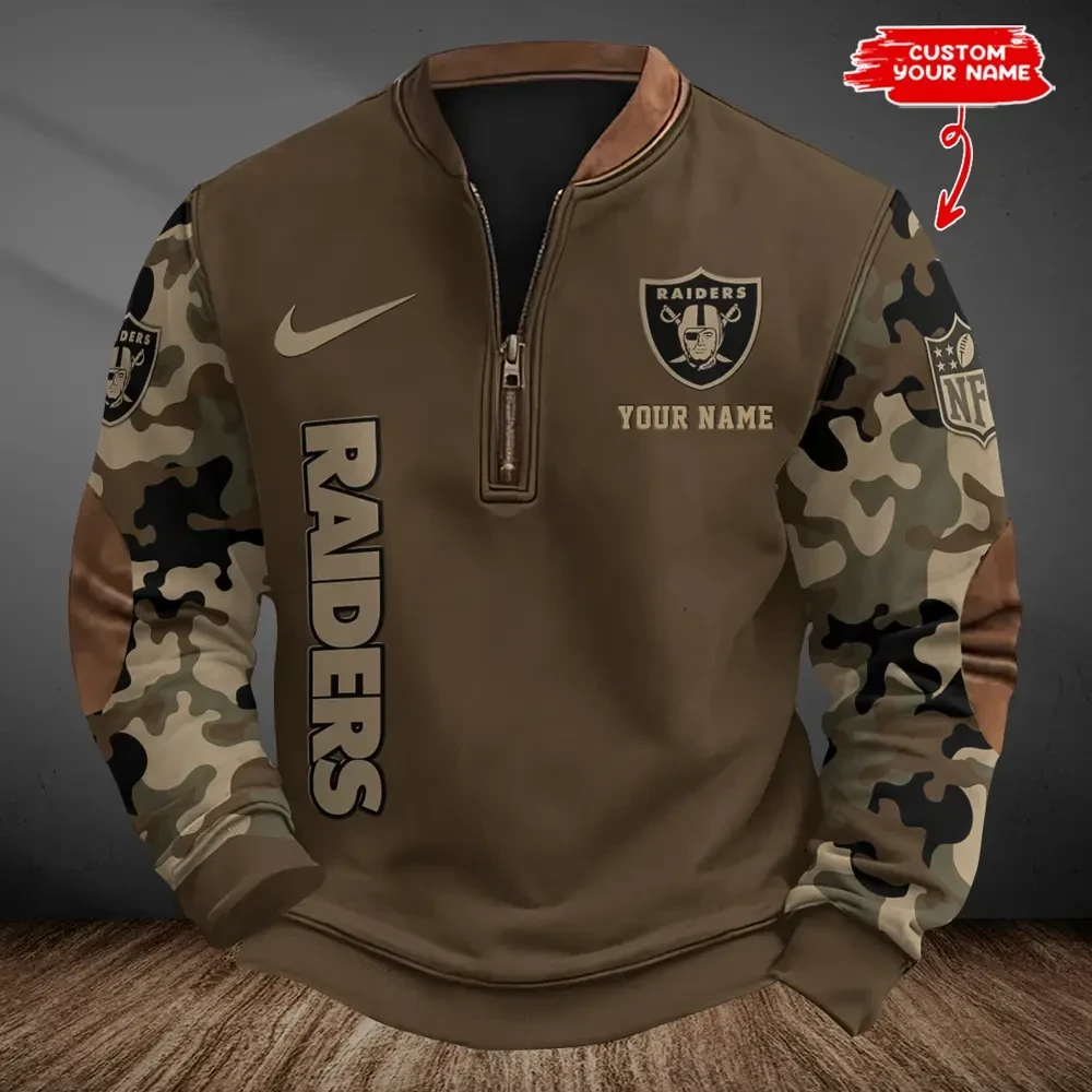 Las Vegas Raiders Classic Half Zip Pullover SPTCHZP049