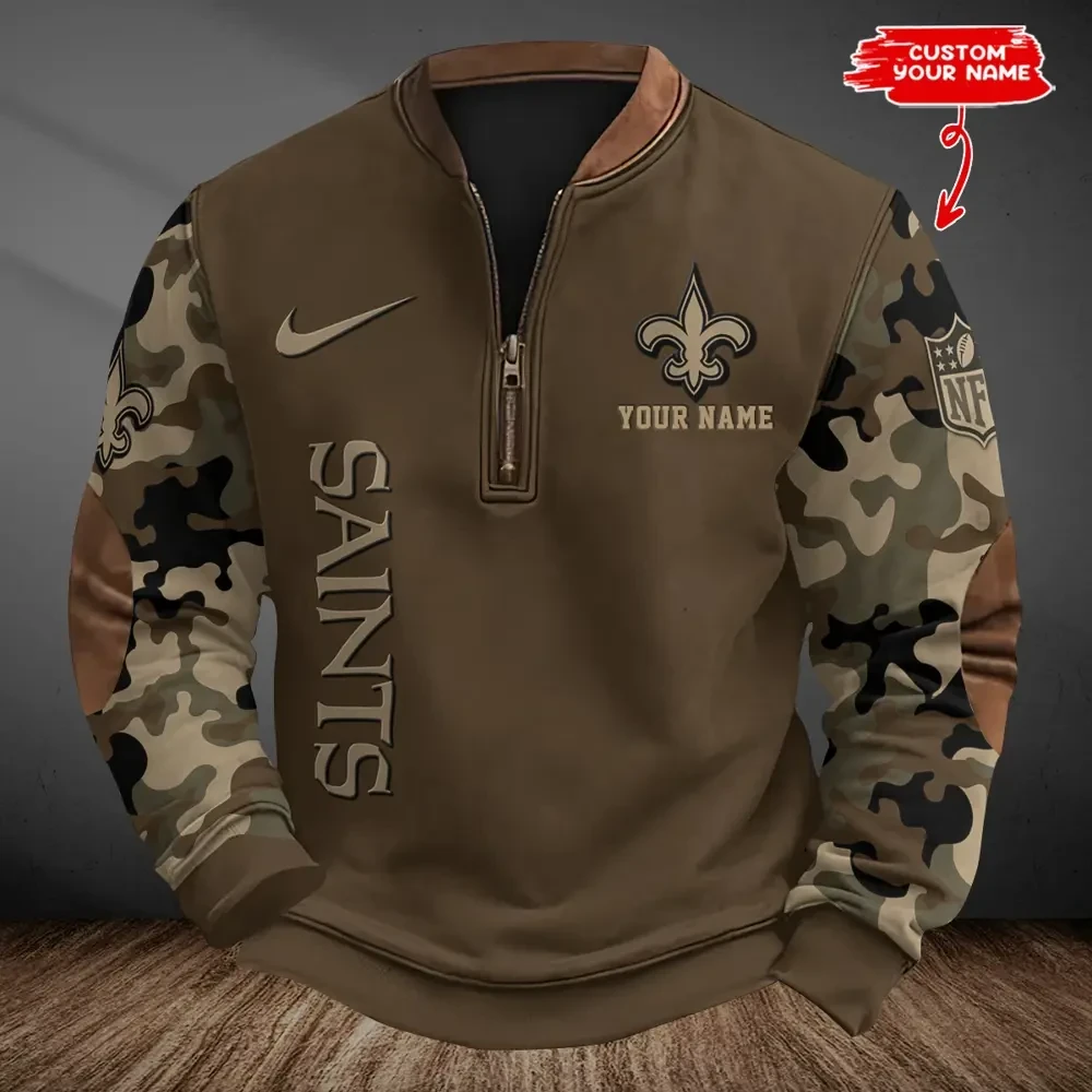 New Orleans Saints Classic Half Zip Pullover SPTCHZP055