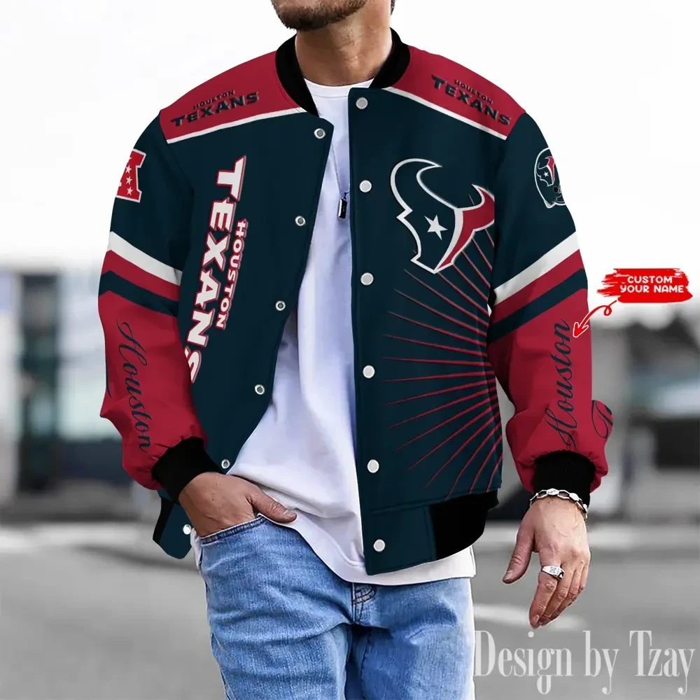 Houston Texans Unisex Exclusive Styles Varsity Jacket SPTBBJACKET568
