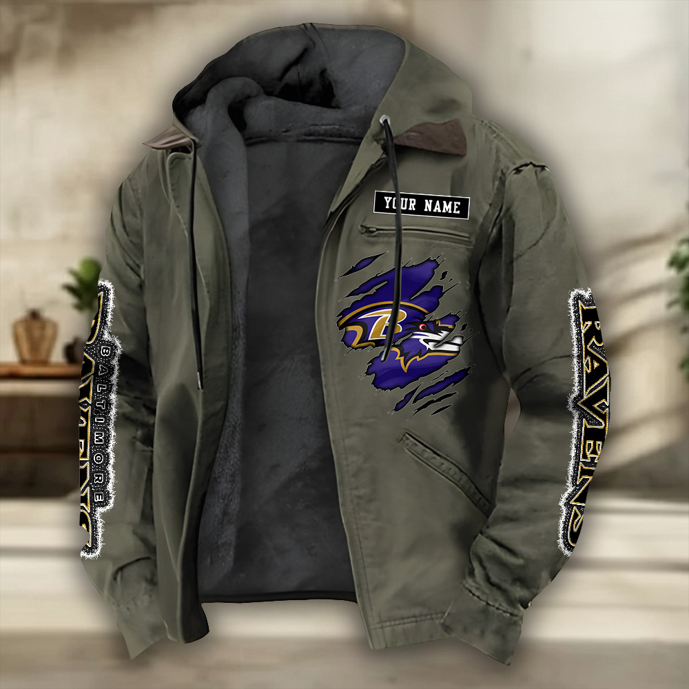 Baltimore Ravens Heavyweight Hooded Jacket SPTPJH260