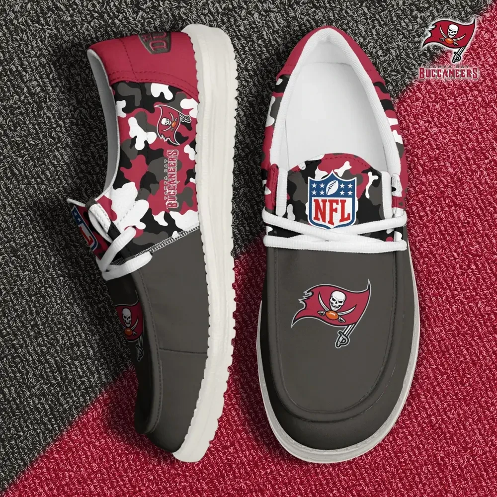 Tampa Bay Buccaneers Canvas Loafer Shoes AZCHDUDE343