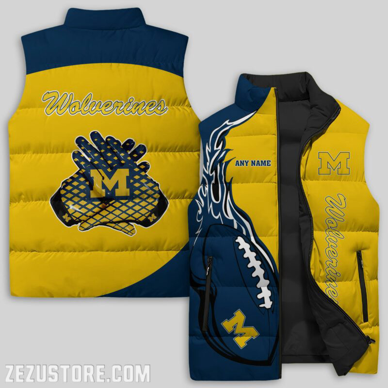 Michigan Wolverines Sleeveless Down Jacket DJ1RT