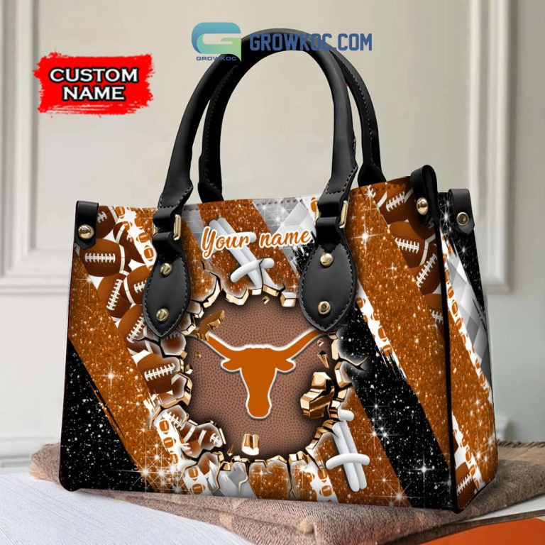 Texas Longhorns Leather Hand Bag BBLTH4533