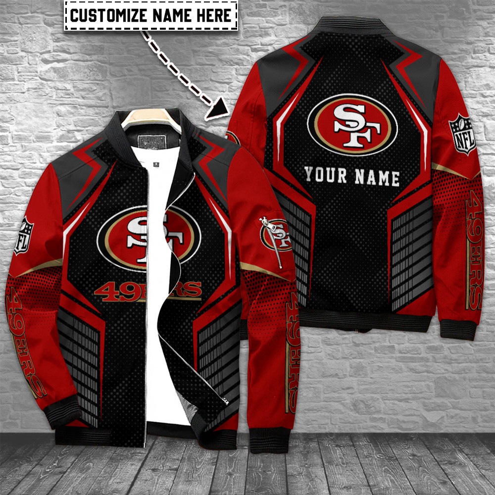 San Francisco 49ers Personalized Bomber Jacket AZCBJ055